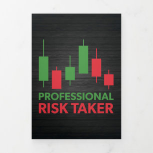 Investor Professional Risk Taker Tri-Fold Card
