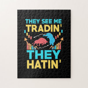 Investor They See Me Trading Jigsaw Puzzle