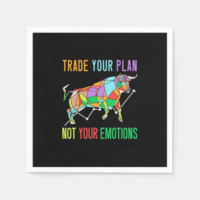 Investor Trade Your Plan Napkin (Front)