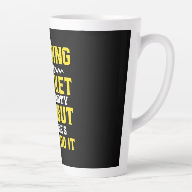 Investor Trading The Market Latte Mug (Right)