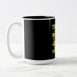 Investor Trading The Market Two-Tone Coffee Mug