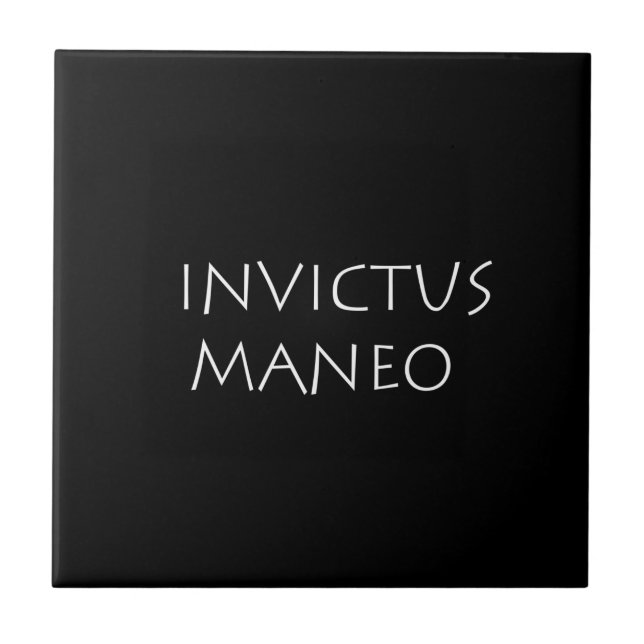Invictus maneo tile (Front)