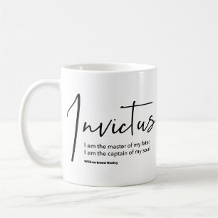 Invictus Poem - I am the Master of my Fate Coffee Mug