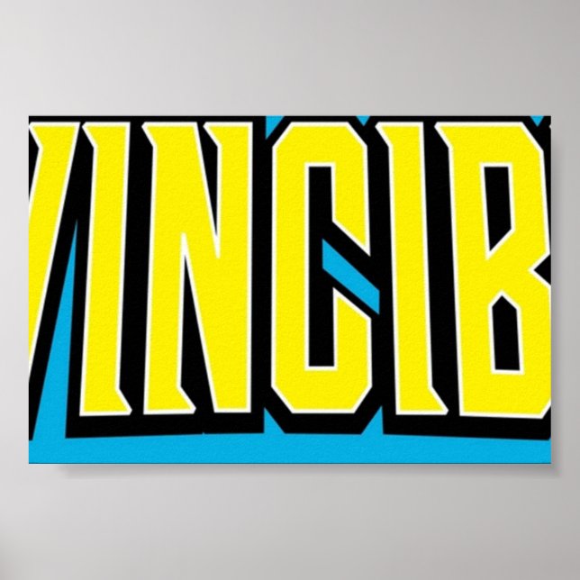 Invincible logo poster (Front)