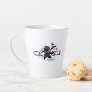Invincible Ninja Kidz   Latte Mug