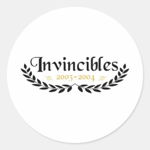 Invincibles Arsenal Classic Round Sticker