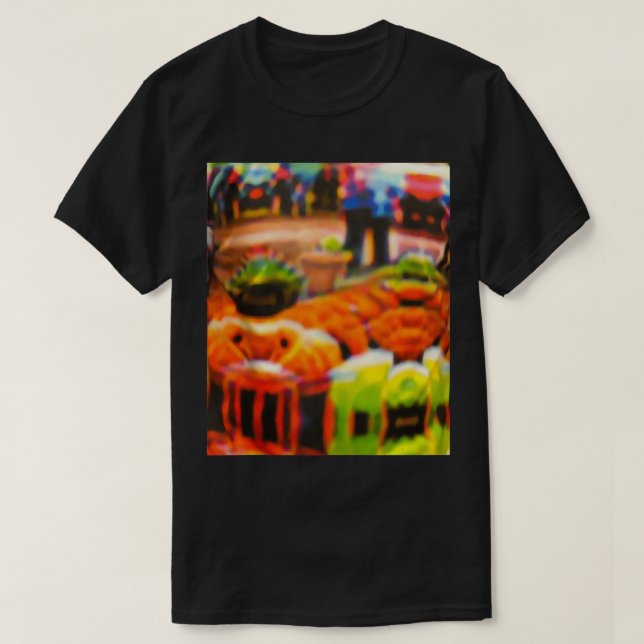 Invisibility Cloak Against AI Adversarial Pattern  T-Shirt (Design Front)