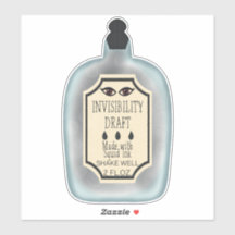 Invisibility Draught Sticker