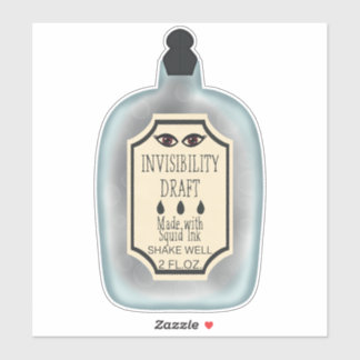 Invisibility Draught Sticker