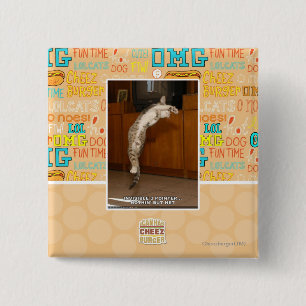 Invisible 3 Pointer 2 Inch Square Button