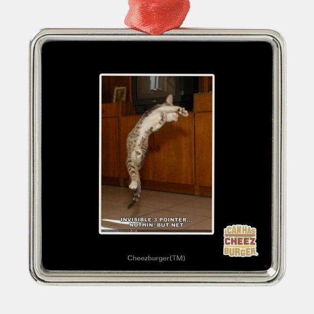 Invisible 3 Pointer Metal Ornament (Front)