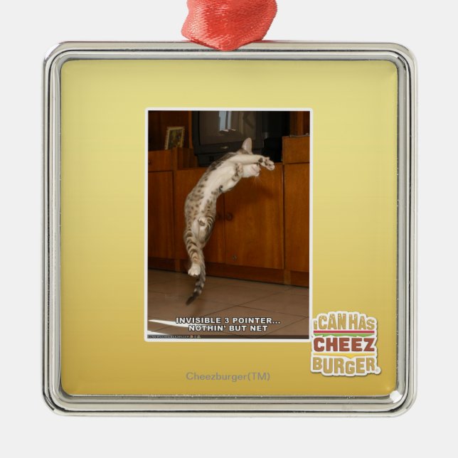 Invisible 3 Pointer Metal Ornament (Front)