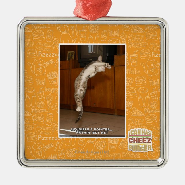 Invisible 3 Pointer Metal Ornament (Front)