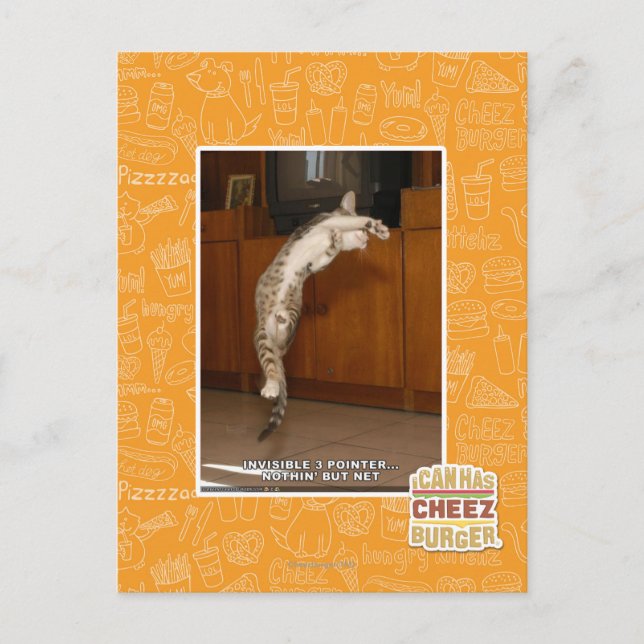 Invisible 3 Pointer Postcard (Front)