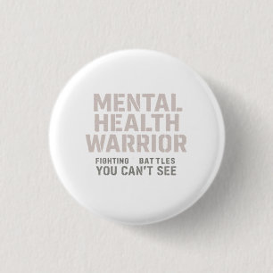  Invisible Battles, Inner Strength 1 Inch Round Button