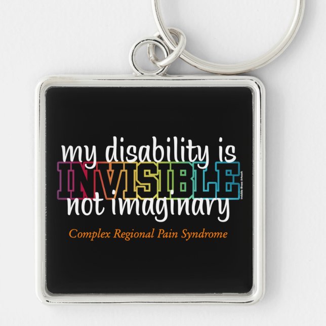 INVISIBLE...CRPS KEYCHAIN (Front)