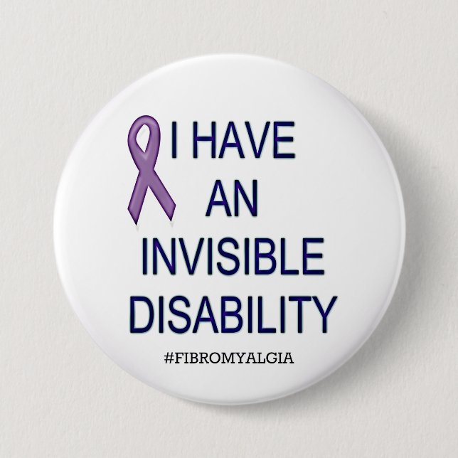 Invisible Disability Button (Front)
