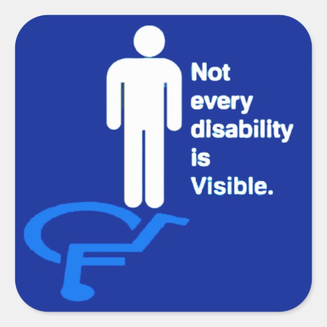 Invisible Disability Stickers (Front)