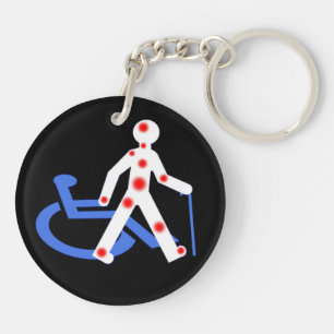 Invisible disability / Visible Keychain