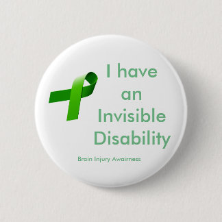 Invisible Disablility 2 Inch Round Button