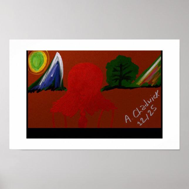 Invisible Girl Trapped in Another Universe Poster (Front)