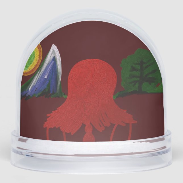 Invisible Girl Trapped in Another Universe Snowglobe (Front)