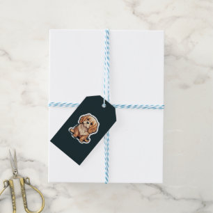Invisible Leash Dog Memorial Art – He’s Still Here Gift Tags