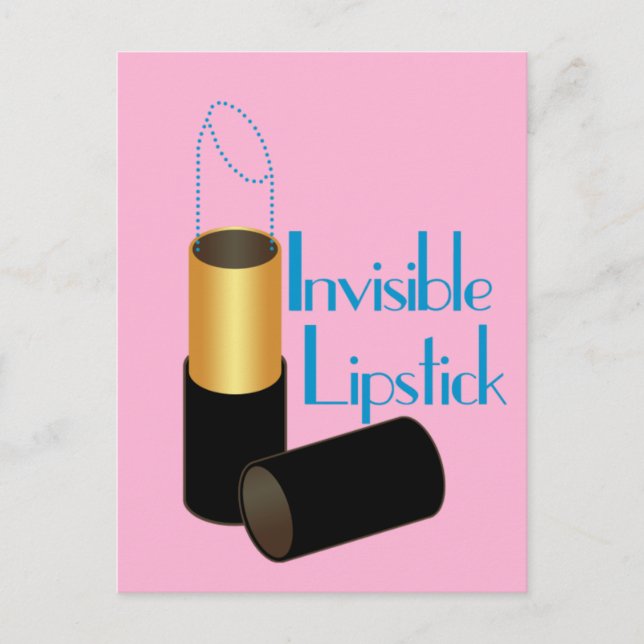 Invisible Lipstick Postcard (Front)
