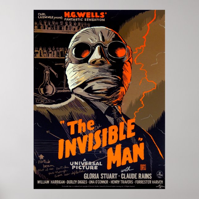 INVISIBLE MAN 1933 POSTER (Front)