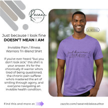 Invisible Pain/Illness Warriors Tri-Blend Shirt