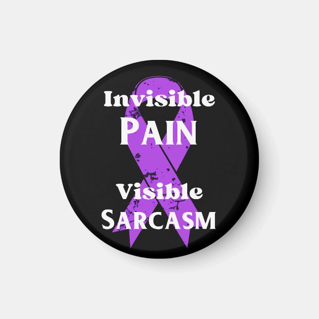 Invisible Pain Sarcastic Magnet (Front)
