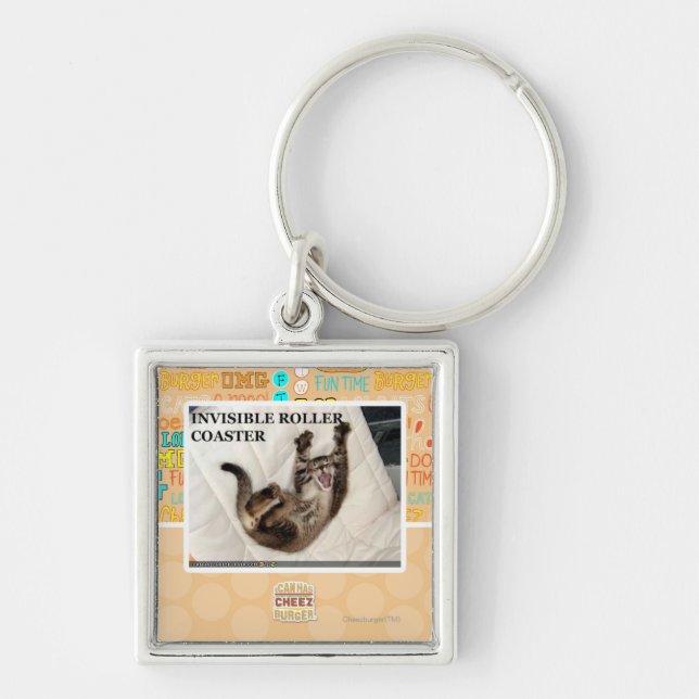 Invisible Roller Coaster Keychain (Front)