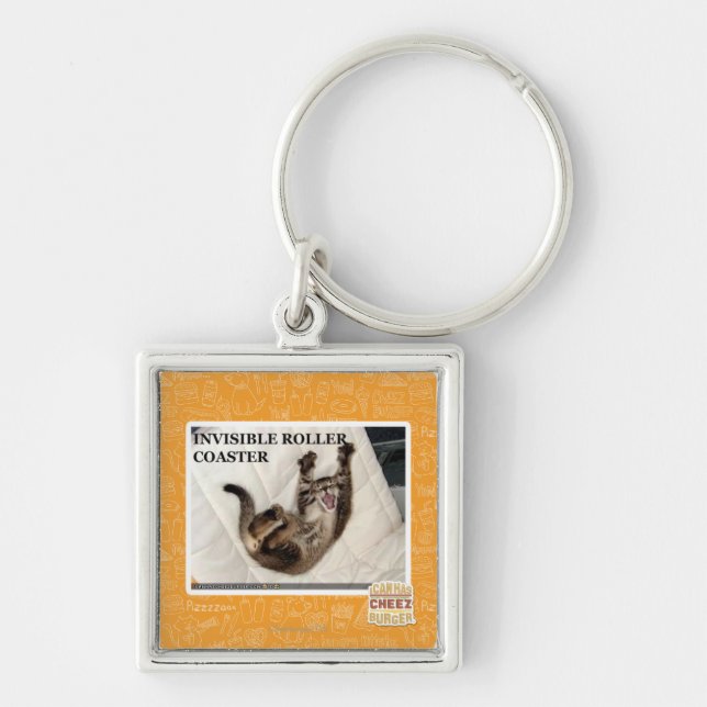 Invisible Roller Coaster Keychain (Front)