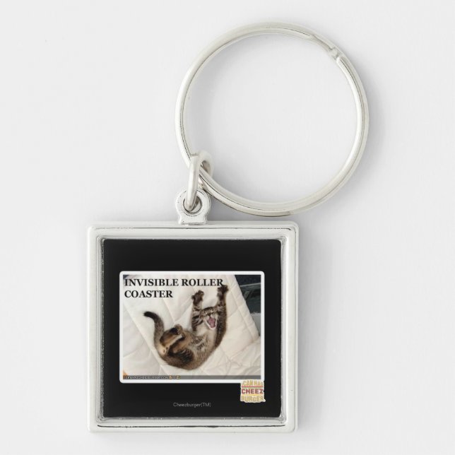 Invisible Roller Coaster Keychain (Front)