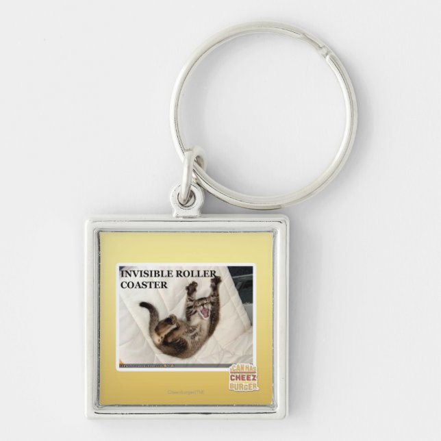 Invisible Roller Coaster Keychain (Front)