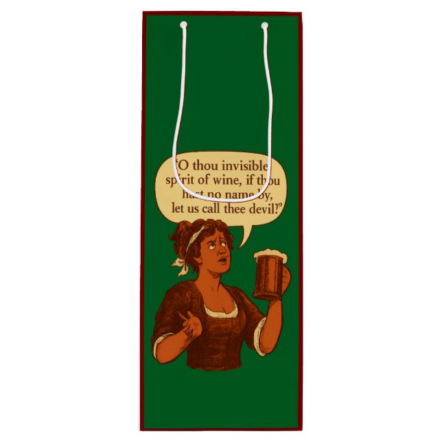 Invisible Spirit of Wine Wine Gift Bag (Front)