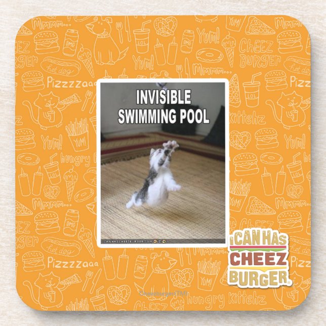 Invisible Swimming Pool Coaster (Front)