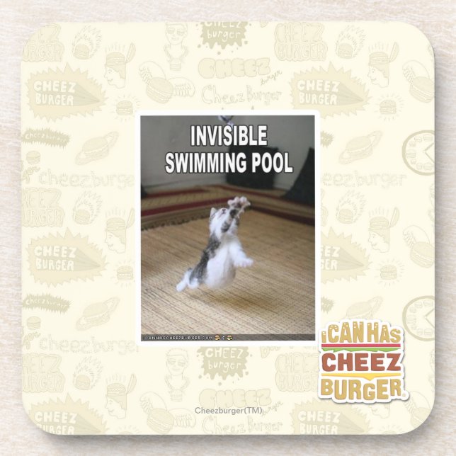 Invisible Swimming Pool Coaster (Front)
