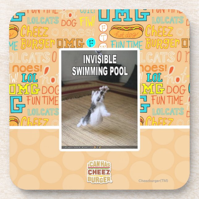 Invisible Swimming Pool Coaster (Front)