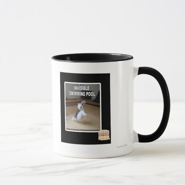 Invisible Swimming Pool Mug (Right)