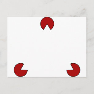 Invisible Triangle Optical Illusion Postcard