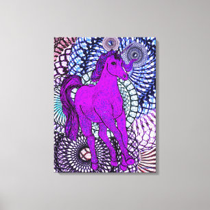 Invisible Unicorn Canvas Print