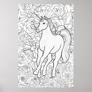 Invisible Unicorn Poster