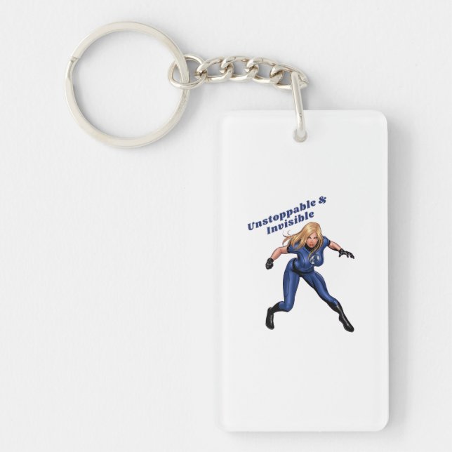 Invisible Woman Keychain (Front)