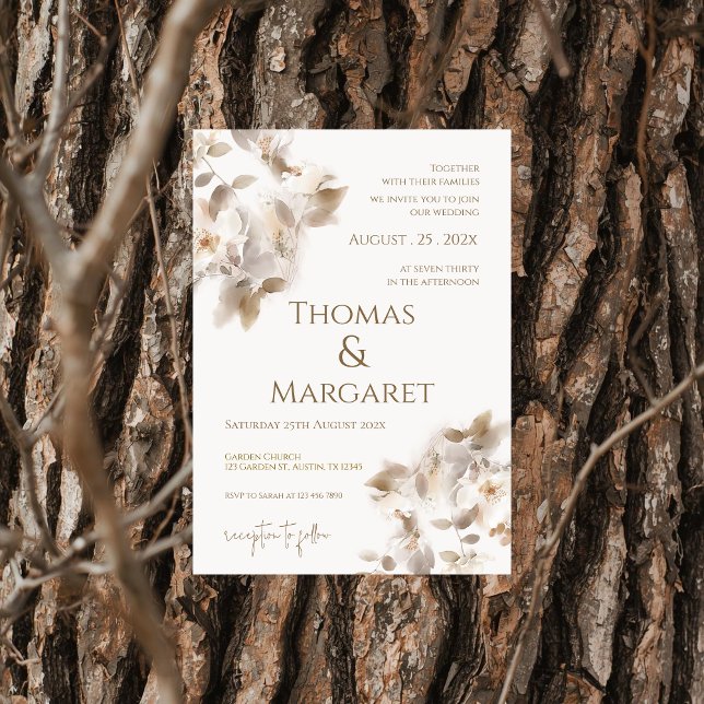 Invitación Boho Wedding Invitation (Creator Uploaded)