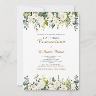 Invitación Comunión Niña Invitation