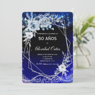 Invitación de 50 Años Mujer Invitation