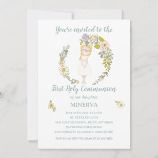 Invitación de Comunión MINERVA Invitation