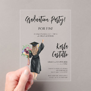 Invitacion de Graduacion  Acrylic Invitations