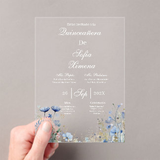Invitación de quinceañera elegante  invitation